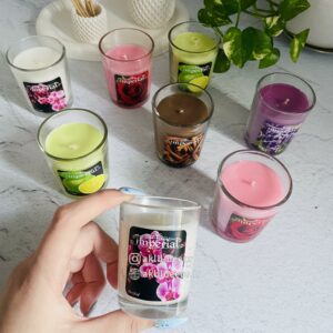 شمع معطر ظرف شیشه ای