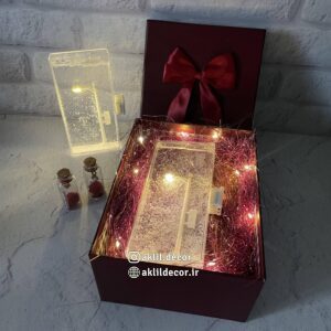 پک هدیه چراغ شب برفی