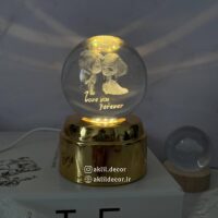 گوی کریستالی چرخان عاشقانه