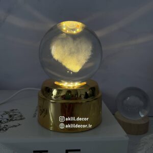 گوی کریستالی چرخان قلب