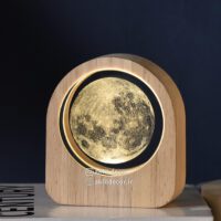 گوی کریستالی قاب چوبی ماه