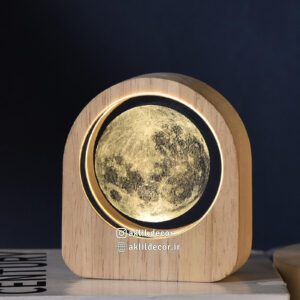 گوی کریستالی قاب چوبی ماه